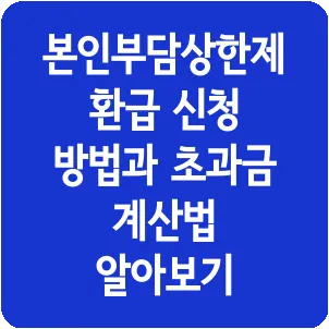 본인부담상한제 환급 신청 방법과 초과금 계산법 알아보기